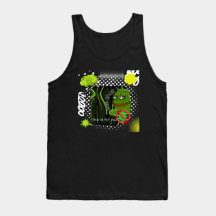 Funny Frog - Middle Finger Tank Top